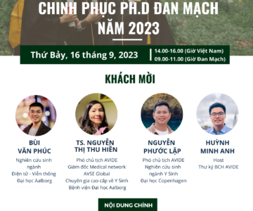 Webinar 2: Hành trình chinh phục Ph.D Đan Mạch năm 2023