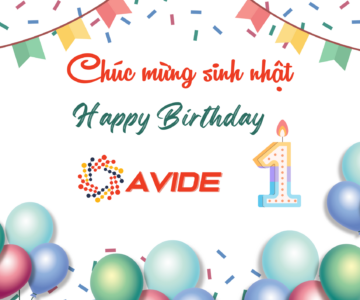 Mừng sinh nhật AVIDE 1 tuổi 